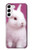 W3870 Cute Baby Bunny Funda Carcasa Case y Caso Del Tirón Funda para Samsung Galaxy S23 Plus