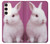 W3870 Cute Baby Bunny Funda Carcasa Case y Caso Del Tirón Funda para Samsung Galaxy S23 Plus