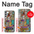 W3879 Retro Music Doodle Funda Carcasa Case y Caso Del Tirón Funda para Samsung Galaxy S23 Plus