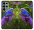 W1565 Bluebird of Happiness Blue Bird Funda Carcasa Case y Caso Del Tirón Funda para Samsung Galaxy S23 Ultra