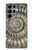 W1788 Ammonite Fossil Funda Carcasa Case y Caso Del Tirón Funda para Samsung Galaxy S23 Ultra