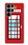 W2059 England British Telephone Box Minimalist Funda Carcasa Case y Caso Del Tirón Funda para Samsung Galaxy S23 Ultra