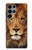 W2870 Lion King of Beasts Funda Carcasa Case y Caso Del Tirón Funda para Samsung Galaxy S23 Ultra