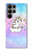 W3256 Cute Unicorn Cartoon Funda Carcasa Case y Caso Del Tirón Funda para Samsung Galaxy S23 Ultra