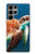 W3497 Green Sea Turtle Funda Carcasa Case y Caso Del Tirón Funda para Samsung Galaxy S23 Ultra