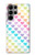 W3499 Colorful Heart Pattern Funda Carcasa Case y Caso Del Tirón Funda para Samsung Galaxy S23 Ultra