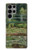 W3674 Claude Monet Footbridge and Water Lily Pool Funda Carcasa Case y Caso Del Tirón Funda para Samsung Galaxy S23 Ultra