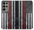 W3687 Firefighter Thin Red Line American Flag Funda Carcasa Case y Caso Del Tirón Funda para Samsung Galaxy S23 Ultra