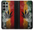 W3890 Reggae Rasta Flag Smoke Funda Carcasa Case y Caso Del Tirón Funda para Samsung Galaxy S23 Ultra