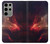 W3897 Red Nebula Space Funda Carcasa Case y Caso Del Tirón Funda para Samsung Galaxy S23 Ultra