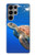 W3898 Sea Turtle Funda Carcasa Case y Caso Del Tirón Funda para Samsung Galaxy S23 Ultra