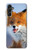 W0417 Fox Funda Carcasa Case y Caso Del Tirón Funda para Samsung Galaxy A14 5G