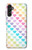 W3499 Colorful Heart Pattern Funda Carcasa Case y Caso Del Tirón Funda para Samsung Galaxy A14 5G