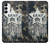 W3666 Army Camo Camouflage Funda Carcasa Case y Caso Del Tirón Funda para Samsung Galaxy A14 5G