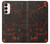 W3696 Lava Magma Funda Carcasa Case y Caso Del Tirón Funda para Samsung Galaxy A14 5G