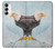 W3843 Bald Eagle On Ice Funda Carcasa Case y Caso Del Tirón Funda para Samsung Galaxy A14 5G