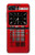 W0058 British Red Telephone Box Funda Carcasa Case y Caso Del Tirón Funda para Motorola Moto Razr 2022