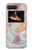 W3705 Pastel Floral Flower Funda Carcasa Case y Caso Del Tirón Funda para Motorola Moto Razr 2022