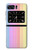 W3849 Colorful Vertical Colors Funda Carcasa Case y Caso Del Tirón Funda para Motorola Moto Razr 2022