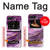 W3896 Purple Marble Gold Streaks Funda Carcasa Case y Caso Del Tirón Funda para Motorola Moto Razr 2022