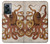 W2801 Vintage Octopus Funda Carcasa Case y Caso Del Tirón Funda para OnePlus Nord N300