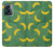 W3286 Banana Fruit Pattern Funda Carcasa Case y Caso Del Tirón Funda para OnePlus Nord N300