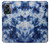 W3439 Fabric Indigo Tie Dye Funda Carcasa Case y Caso Del Tirón Funda para OnePlus Nord N300