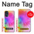 W2488 Tie Dye Color Funda Carcasa Case y Caso Del Tirón Funda para Motorola Moto G 5G (2023)