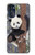 W3793 Cute Baby Panda Snow Painting Funda Carcasa Case y Caso Del Tirón Funda para Motorola Moto G 5G (2023)
