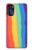 W3799 Cute Vertical Watercolor Rainbow Funda Carcasa Case y Caso Del Tirón Funda para Motorola Moto G 5G (2023)