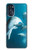 W3878 Dolphin Funda Carcasa Case y Caso Del Tirón Funda para Motorola Moto G 5G (2023)