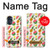 W3883 Fruit Pattern Funda Carcasa Case y Caso Del Tirón Funda para Motorola Moto G 5G (2023)