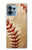 W0064 Baseball Funda Carcasa Case y Caso Del Tirón Funda para Motorola Edge+ (2023), X40, X40 Pro, Edge 40 Pro