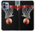 W0066 Basketball Funda Carcasa Case y Caso Del Tirón Funda para Motorola Edge+ (2023), X40, X40 Pro, Edge 40 Pro