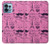 W2885 Paris Pink Funda Carcasa Case y Caso Del Tirón Funda para Motorola Edge+ (2023), X40, X40 Pro, Edge 40 Pro