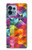 W3477 Abstract Diamond Pattern Funda Carcasa Case y Caso Del Tirón Funda para Motorola Edge+ (2023), X40, X40 Pro, Edge 40 Pro