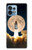 W3859 Bitcoin to the Moon Funda Carcasa Case y Caso Del Tirón Funda para Motorola Edge+ (2023), X40, X40 Pro, Edge 40 Pro