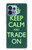 W3862 Keep Calm and Trade On Funda Carcasa Case y Caso Del Tirón Funda para Motorola Edge+ (2023), X40, X40 Pro, Edge 40 Pro