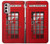 W0058 British Red Telephone Box Funda Carcasa Case y Caso Del Tirón Funda para Motorola Moto G Stylus 4G (2022)