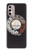 W0059 Retro Rotary Phone Dial On Funda Carcasa Case y Caso Del Tirón Funda para Motorola Moto G Stylus 4G (2022)