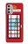 W2059 England British Telephone Box Minimalist Funda Carcasa Case y Caso Del Tirón Funda para Motorola Moto G Stylus 4G (2022)