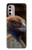 W3376 Eagle American Flag Funda Carcasa Case y Caso Del Tirón Funda para Motorola Moto G Stylus 4G (2022)