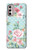 W3494 Vintage Rose Polka Dot Funda Carcasa Case y Caso Del Tirón Funda para Motorola Moto G Stylus 4G (2022)