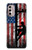 W3803 Electrician Lineman American Flag Funda Carcasa Case y Caso Del Tirón Funda para Motorola Moto G Stylus 4G (2022)