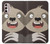 W3855 Sloth Face Cartoon Funda Carcasa Case y Caso Del Tirón Funda para Motorola Moto G Stylus 4G (2022)