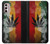 W3890 Reggae Rasta Flag Smoke Funda Carcasa Case y Caso Del Tirón Funda para Motorola Moto G Stylus 4G (2022)