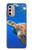 W3898 Sea Turtle Funda Carcasa Case y Caso Del Tirón Funda para Motorola Moto G Stylus 4G (2022)