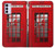 W0058 British Red Telephone Box Funda Carcasa Case y Caso Del Tirón Funda para Motorola Moto G42