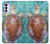 W1424 Sea Turtle Funda Carcasa Case y Caso Del Tirón Funda para Motorola Moto G42