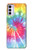 W1697 Tie Dye Colorful Graphic Printed Funda Carcasa Case y Caso Del Tirón Funda para Motorola Moto G42